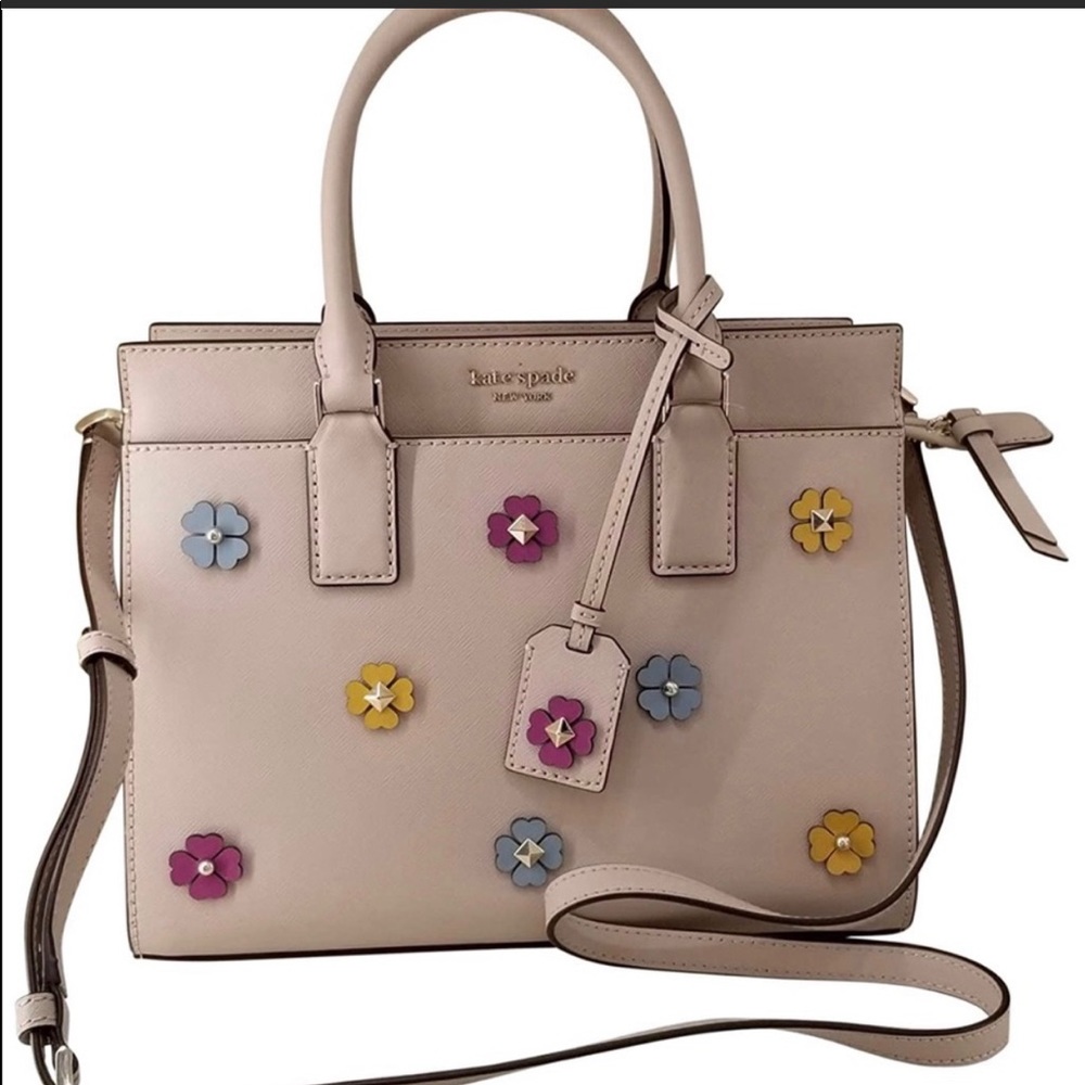 Sold❌❌❌New Kate spade Sacha appliqué flower bag - Picture 1 of 6